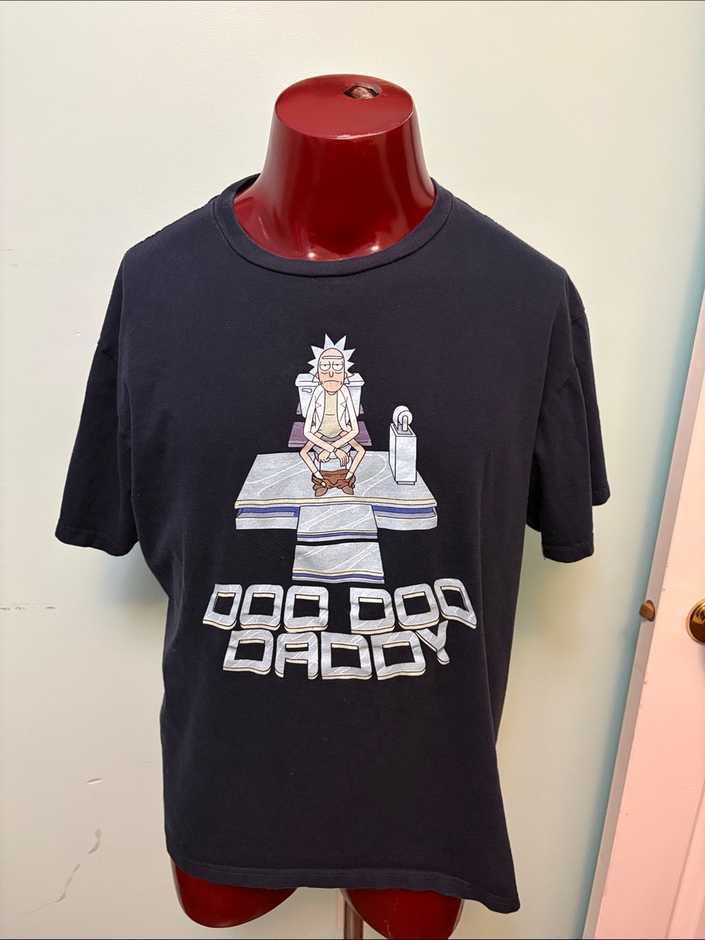 Rick and Morty 'Doo Doo Daddy' Black Short Sleeve Graphic Tee